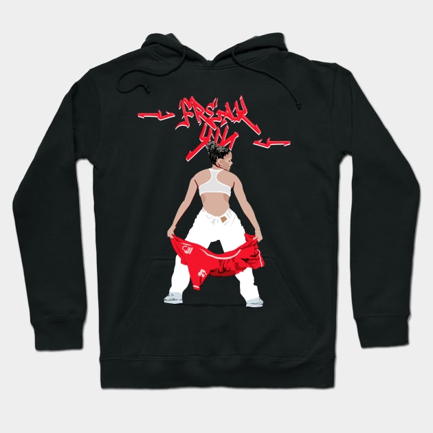 Freaknik White bone Hoodie by Fashion Sitejob